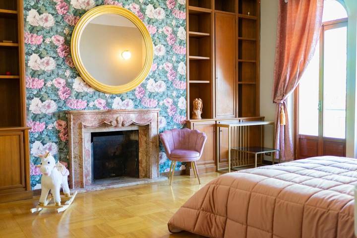 Chambre d’hôte pour 4 personnes, avec Terrasse ainsi que Jardin et Vue à Voghera