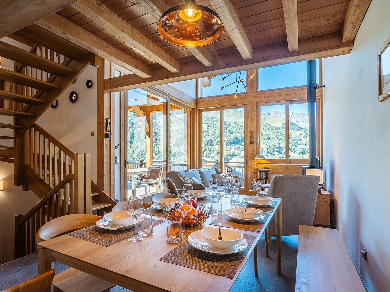 Familien-Chalet in Saint-Martin-de-Belleville - 9 Pers, WLAN, Parkplatz in Saint-Martin-de-Belleville, Vanoise-Massiv