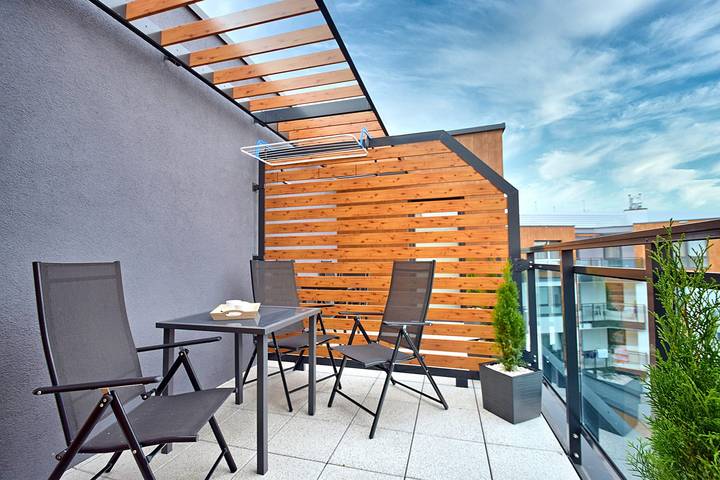 Ganze Ferienwohnung, Comfortable Studio Close to the Beach | Balcony and Parking in Międzyzdroje, Misdroy (Gemeinde)