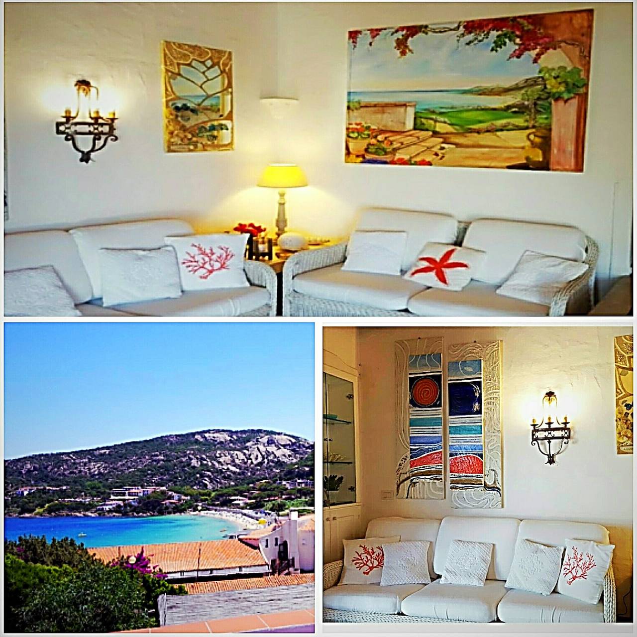 Holiday home for 4 people with balcony in Baja Sardinia, Arzachena