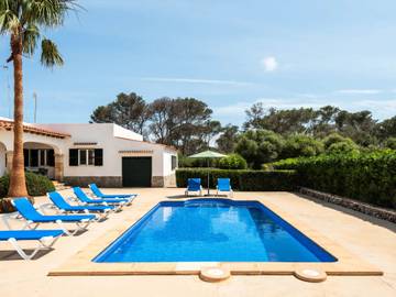 Villa in Cala Blanca, Ciutadella für 7 