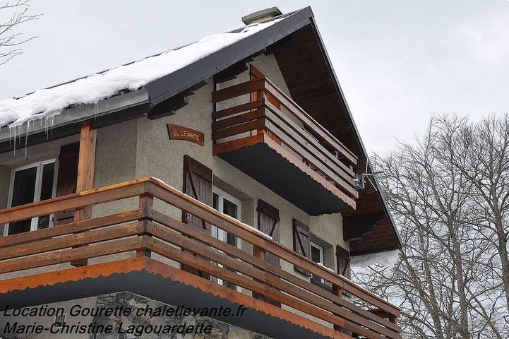 Chalet pour 7 personnes, avec Balcon et Jardin dans Gourette