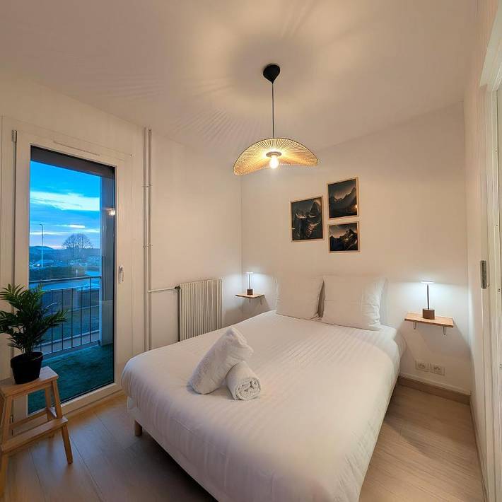 Gîte pour 4 personnes, avec Balcon et Vue à Neuvecelle - 4