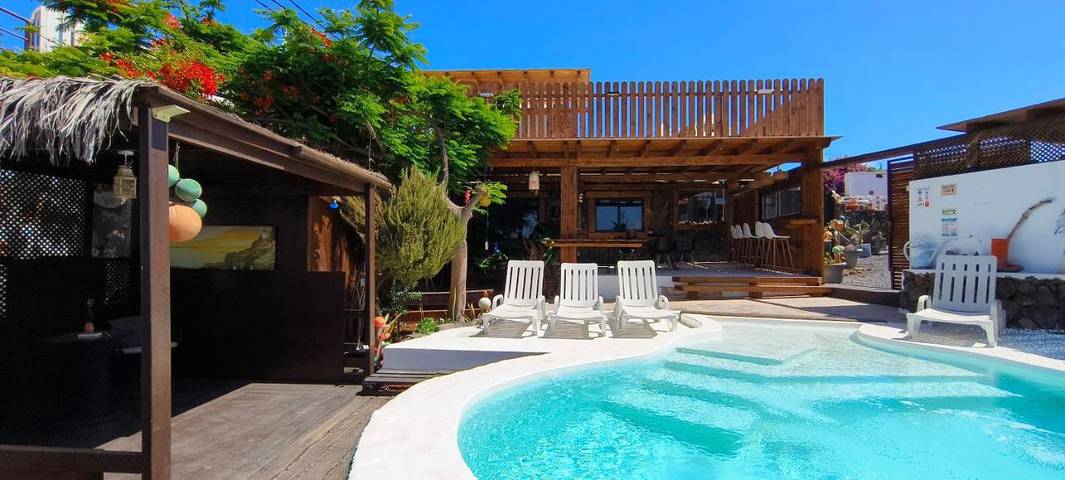 Villa voor 2 personen, met tuin en zwembad op Lanzarote