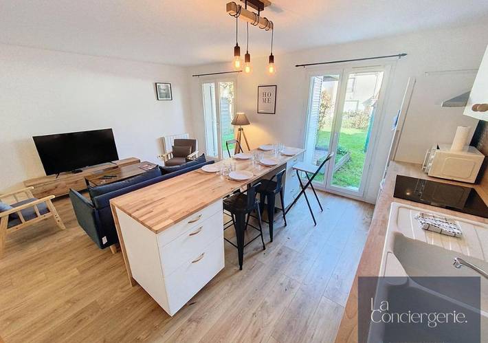 Maison de vacances pour 8 personnes, avec jardin