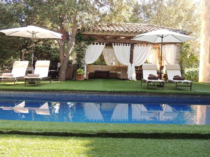 Location de vacances pour 8 personnes, avec jardin ainsi que vue et piscine, adapté aux familles à Valldemossa - 3