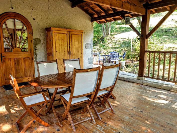 Location de vacances pour 4 personnes, avec Balcon et Terrasse ainsi que Jardin et Piscine à Port-Sainte-Marie