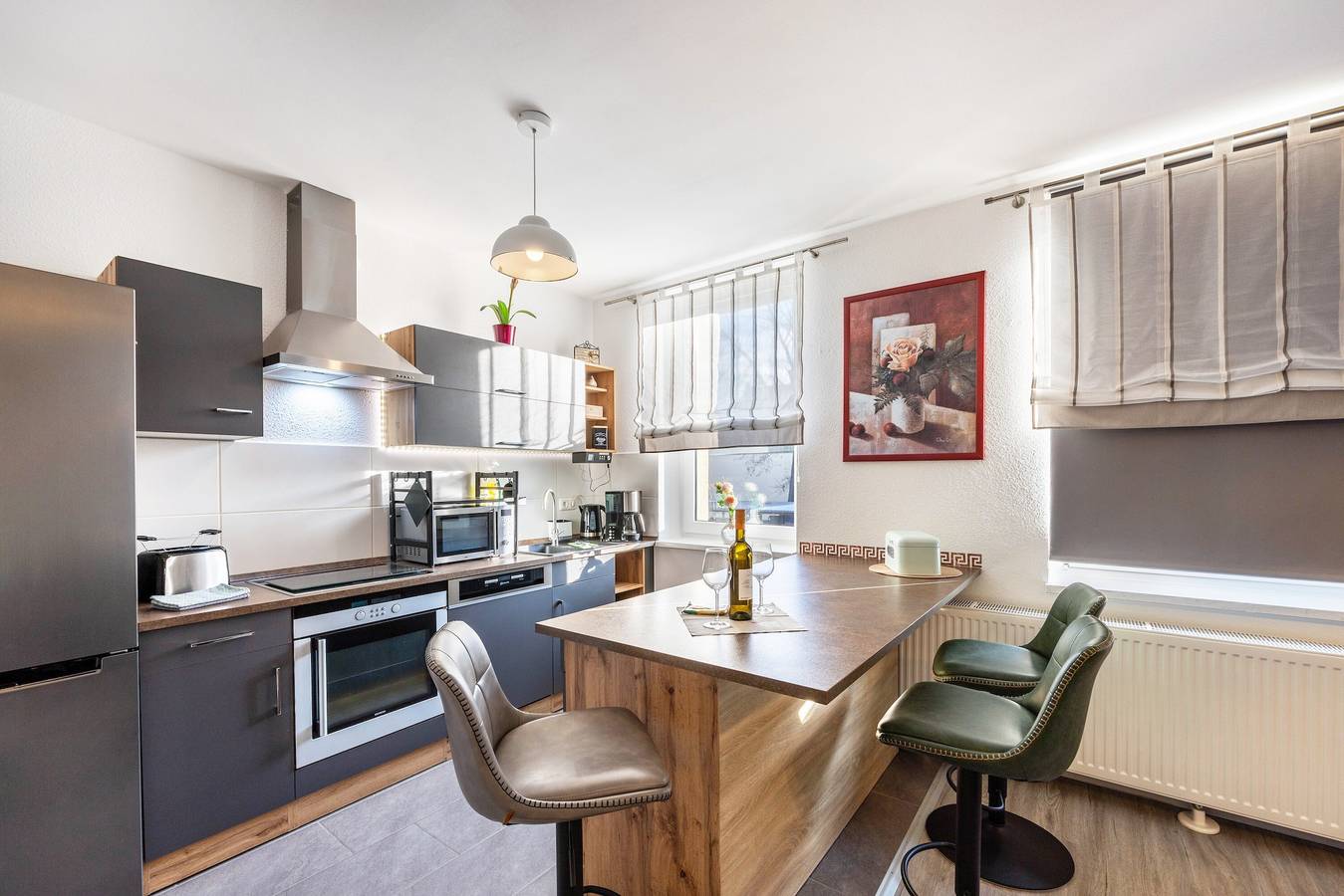 Ganze Wohnung, Ferienhaus 'Radlerrast' mit privatem Garten und Wlan in Weißenfels, Saale-Unstrut