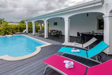 Cottage pour 8 personnes, avec jardin et piscine à Goyave (Guadeloupe)