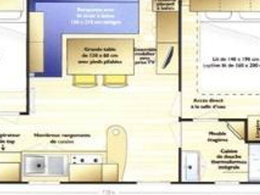 Camping La Tuilerie - Mobilhome 6 personas - Mercura in Vic-sur-Seille, Château-Salins region