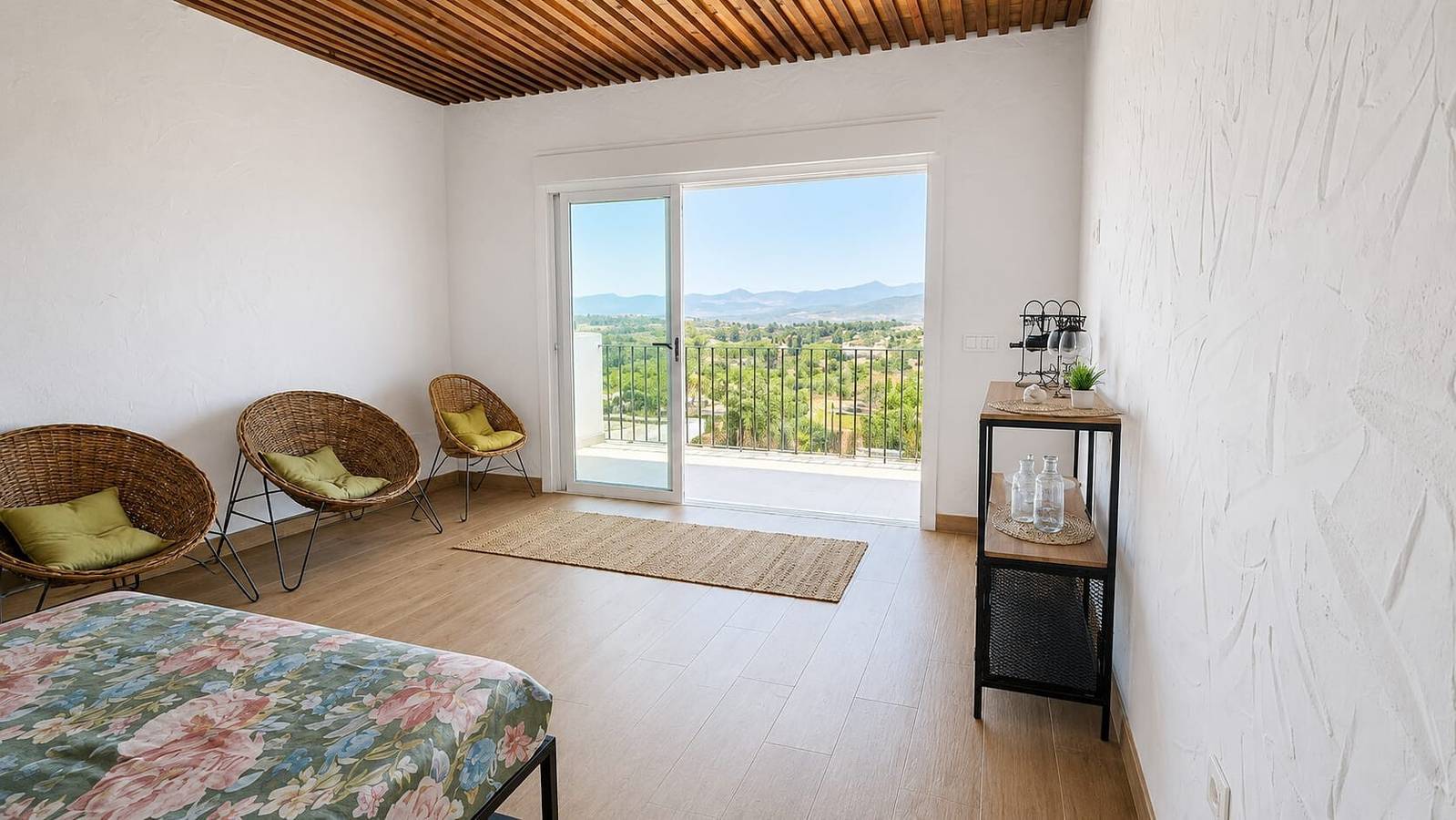 Maison de campagne « Burraca Oasis à Cártama » avec vue montagne, piscine privée et terrasse in Cártama, Cordillera Penibética