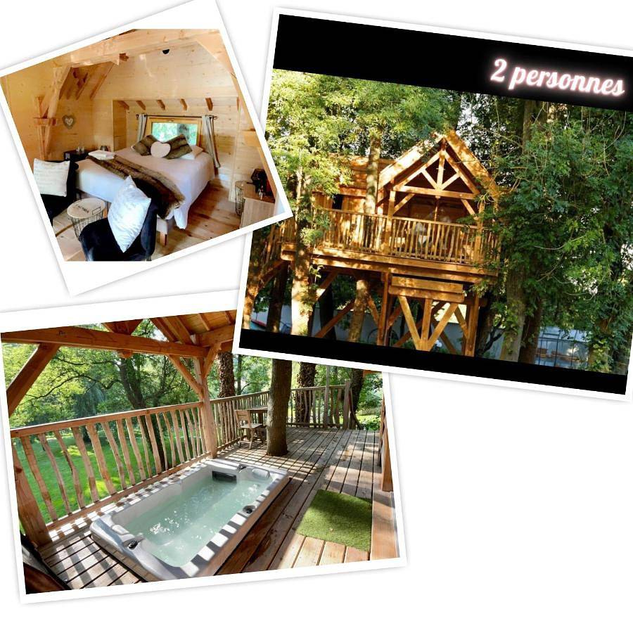 Cabane perchée luxe avec jacuzzi Domaine du Marais Maisse in Maisse, Parc naturel régional du Gâtinais français