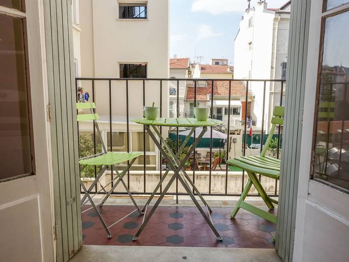 Vakantieappartement voor 2 personen, met balkon in Nice