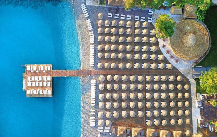 Hotel for 3 personer, med sauna og udsigt såvel som have og pool - 1