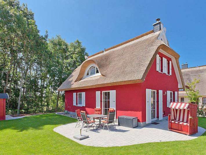 Ferienhaus für 5 Personen, mit Terrasse und Garten sowie Sauna