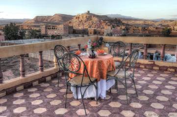 Chambre d’hôte pour 2 personnes, avec vue et terrasse dans Aït-ben-Haddou