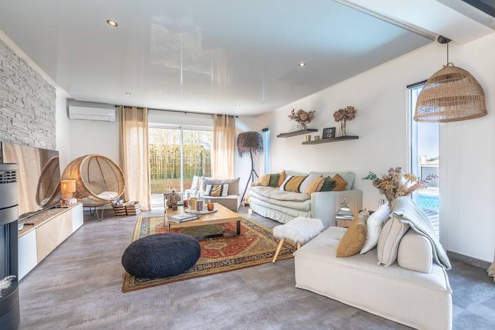 Location de vacances pour 8 personnes, avec piscine ainsi que jardin et terrasse à Labenne - 2