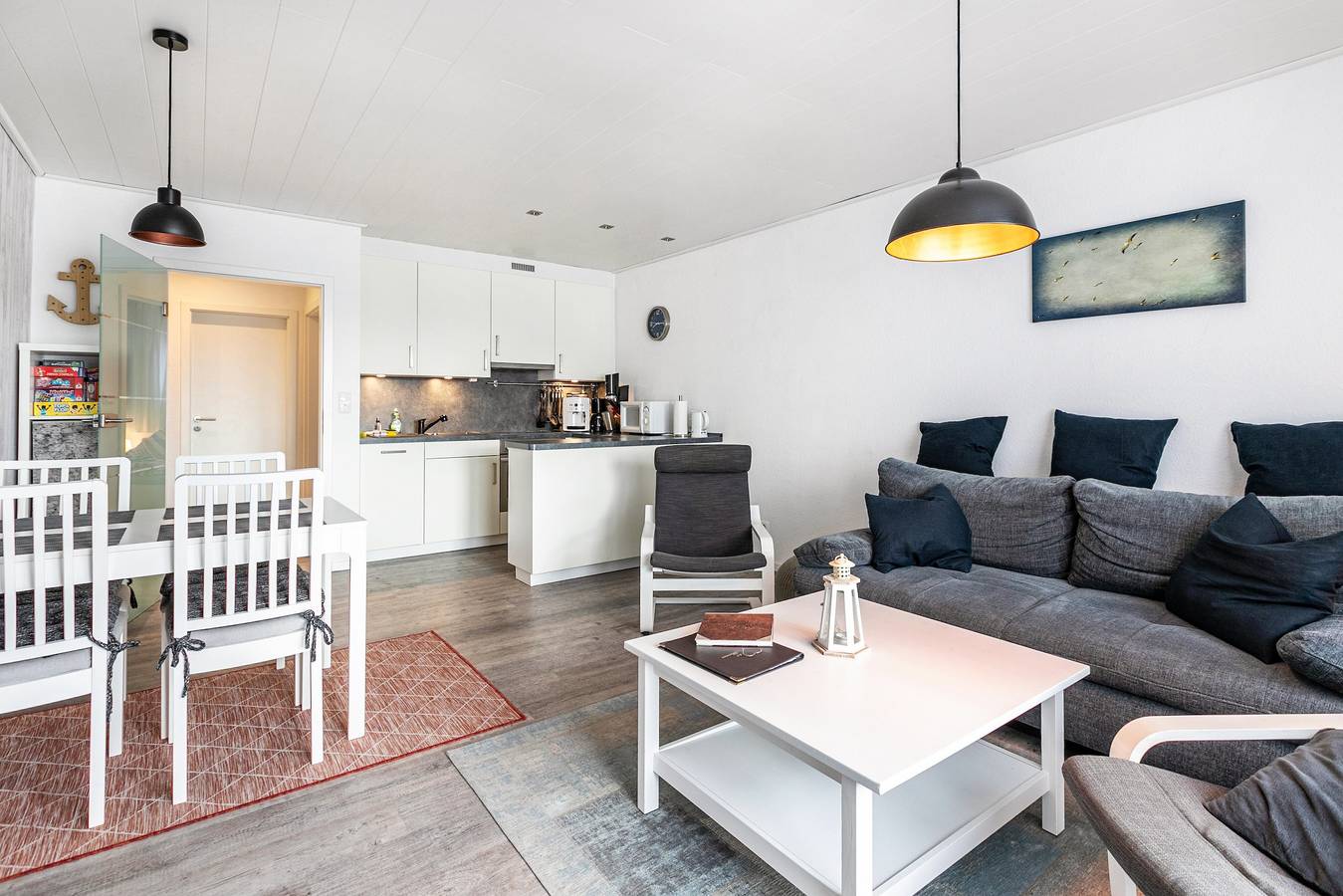 Ganze Wohnung, Ferienwohnung Silbermöwe" mit Balkon und Wlan in Friedrichskoog-Spitze, Friedrichskoog