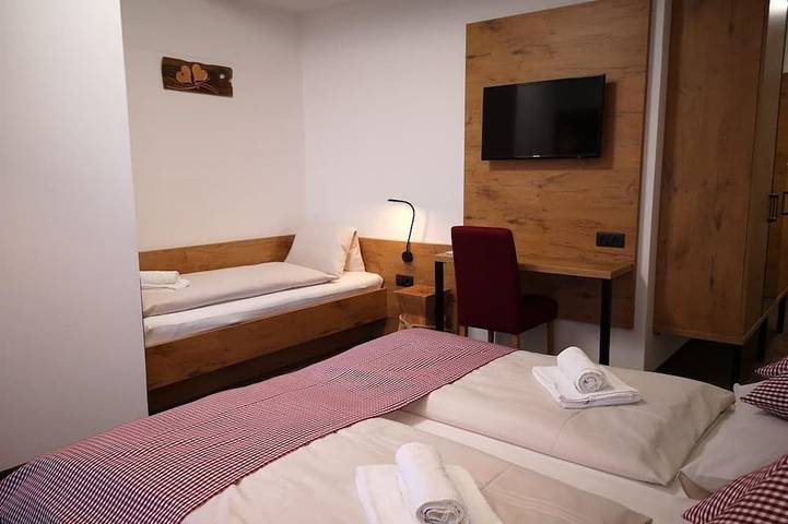 Ferienhaus für 3 Personen, mit Garten und Sauna sowie Balkon