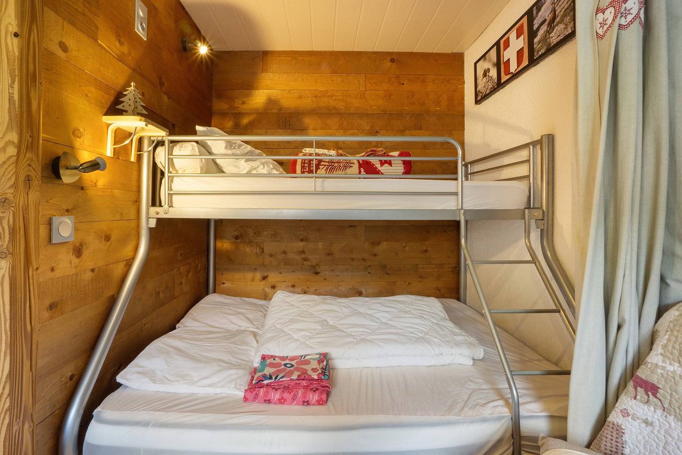 Studio entier, Studio 'Les Airelles 32' avec vue sur la montagne et Wi-Fi in La Norma, Villarodin-Bourget