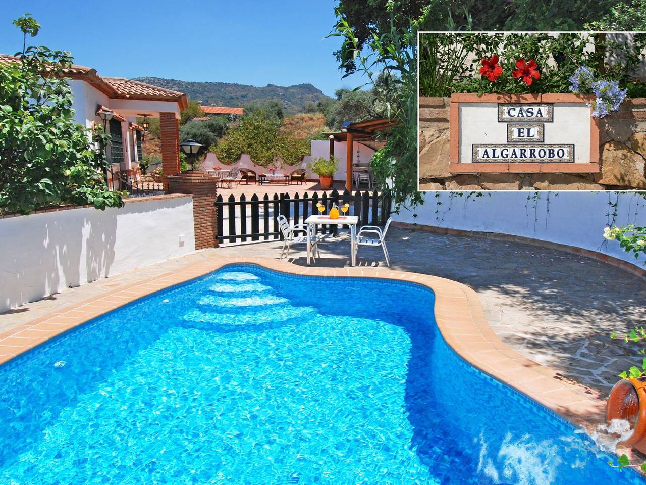 Schönes Landhaus mit Pool, Klimaanlage, Privatsphäre. in Comares, Provincia de Málaga