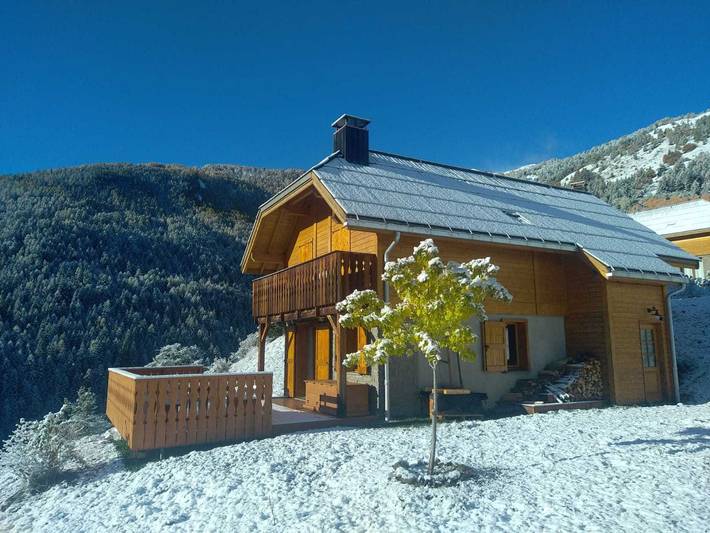 Chalet pour 12 personnes, avec terrasse à Pra-Loup