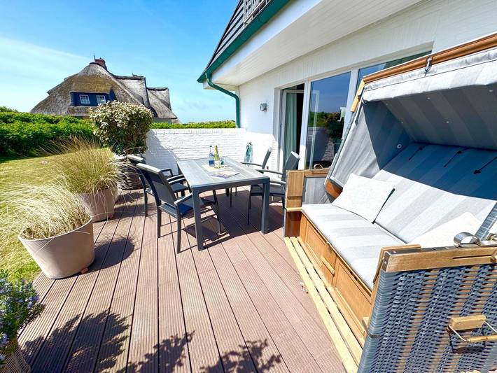 Ganze Wohnung, Helle 3-Zimmer-Wohnung auf einer Ebene in ruhiger, strandnaher Lage in Wenningstedt, Sylt