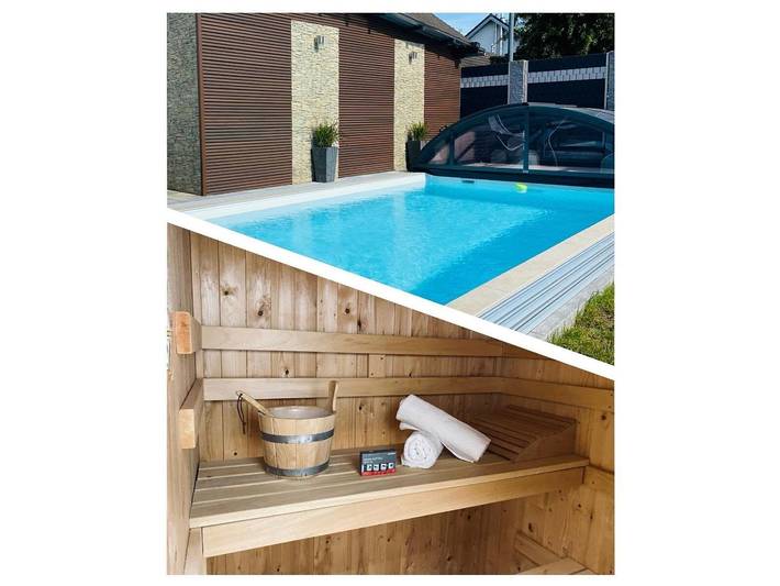 Ferienwohnung für 3 Personen, mit Garten und Sauna