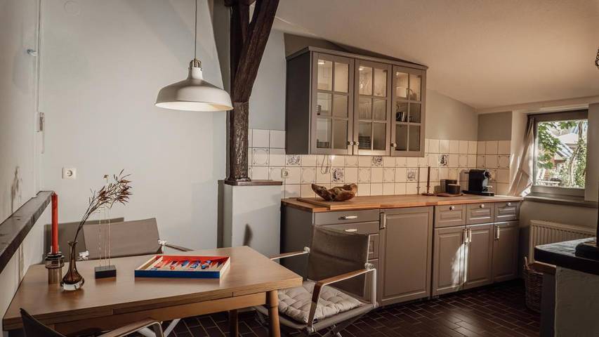 Ferienwohnung für 3 Personen, mit Ausblick und Garten in Kirchgellersen