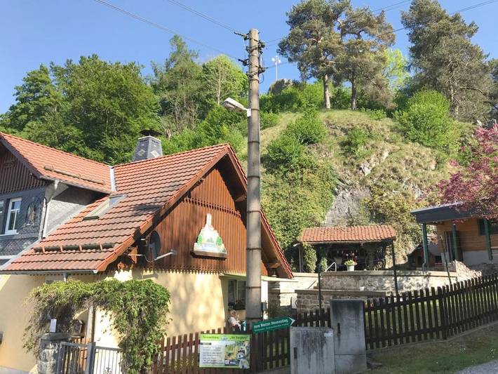 Ferienwohnung für 6 Personen, mit Balkon und Terrasse sowie Garten und Ausblick in Rübeland