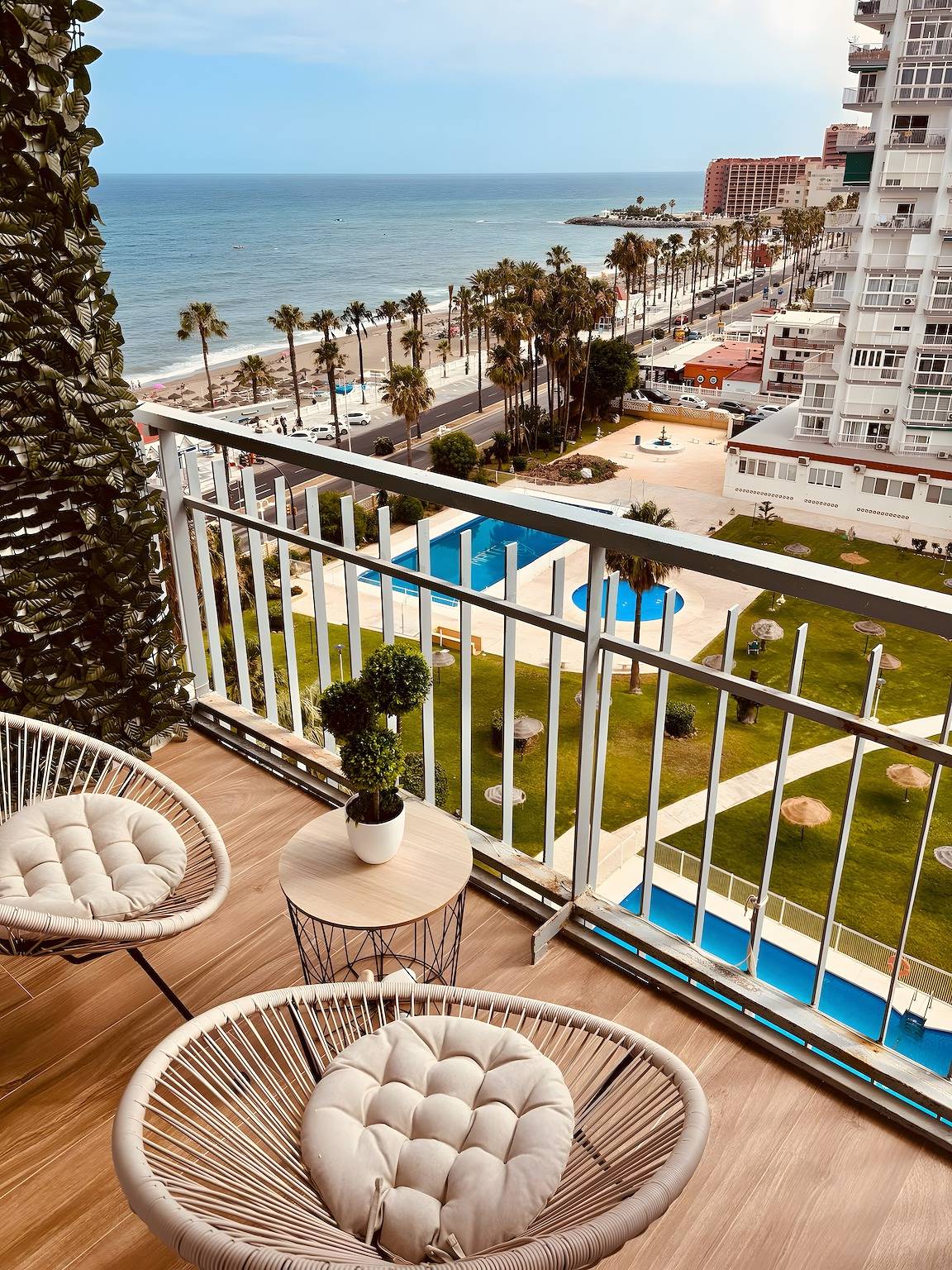 Apartamento inteiro, Apartamento 'Olivanay' com vista mar, Wi-Fi e ar condicionado in Benalmádena Costa, Benalmádena