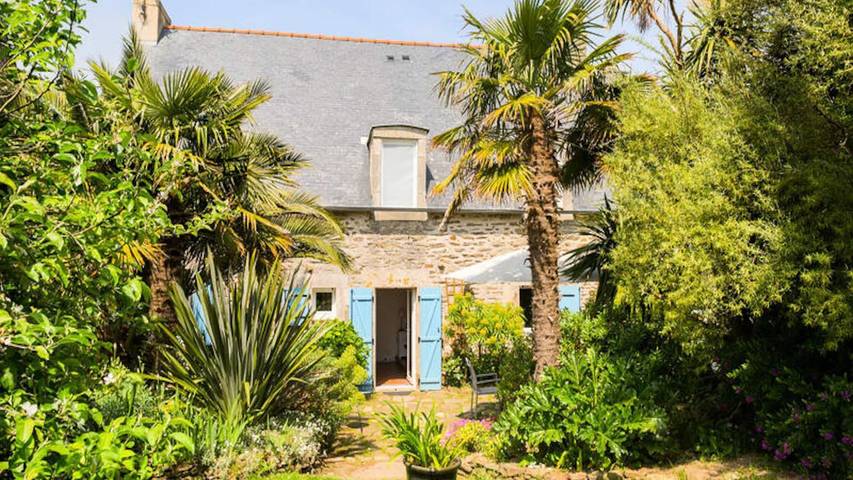 Gîte pour 8 personnes, avec jardin à Tréguennec