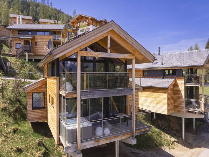 Ferienhaus für 10 Personen, mit Sauna und Terrasse sowie Ausblick