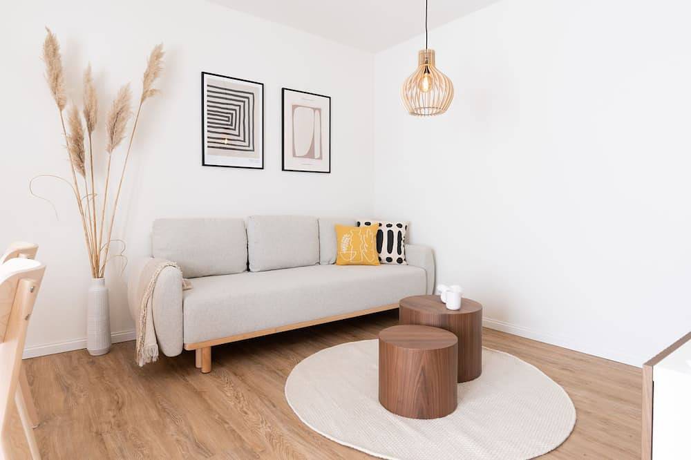 Ganze Wohnung, Küstenbutze - Modernes Apartment für 3 im Scandi-Style mit vollausgestatteter K in Mildstedt, Nordfriesland