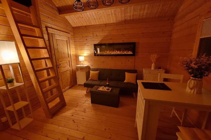 Blockhütte für 2 Personen, mit Whirlpool in Brandenburg - 4