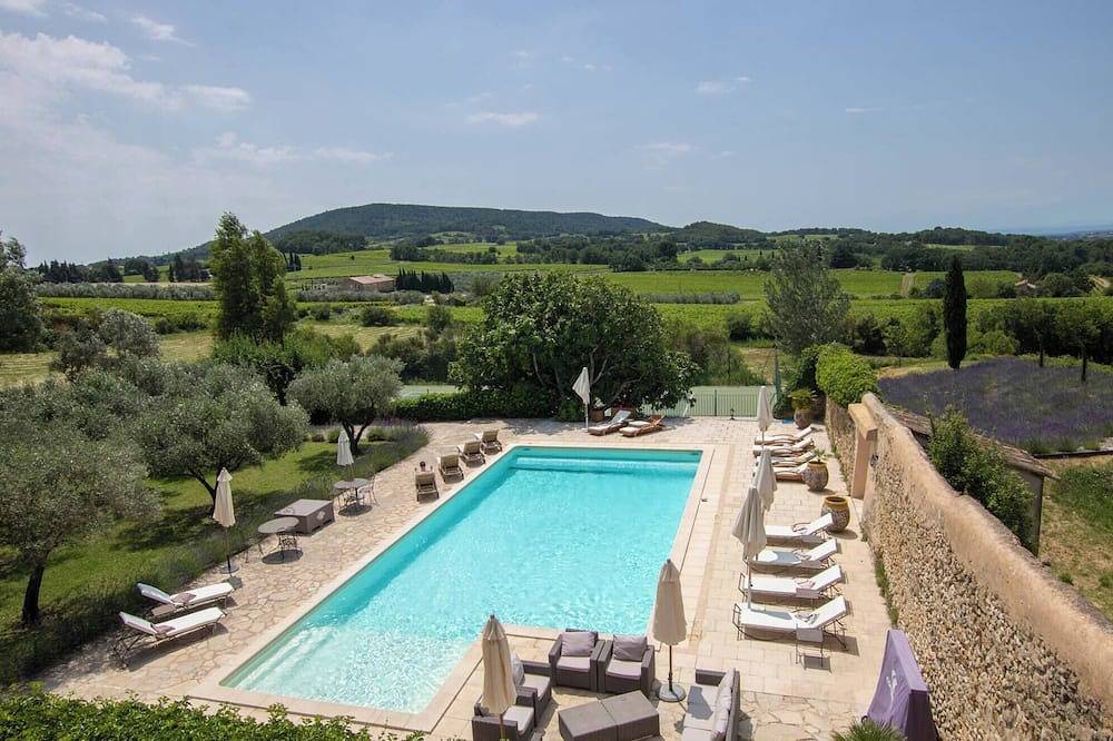 Château des 3 Tours - Villedieu - piscine -  tennis in Villedieu, Vaucluse