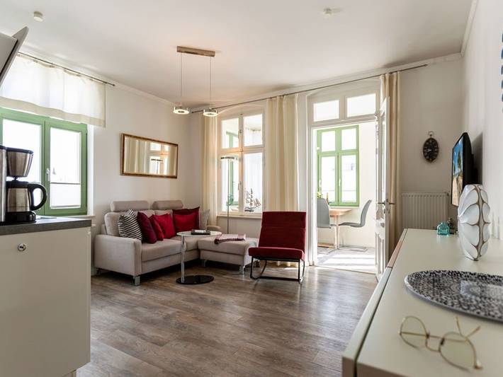 Ferienwohnung für 3 Personen, mit Balkon in Bansin