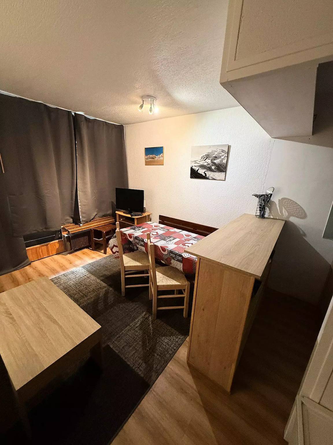Hel studio-lejlighed, Val Thorens Studio 4 Persons In Living Quartier in Val Thorens, Massif de la Vanoise