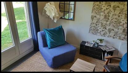 Chambre d’hôte pour 2 personnes, avec jardin ainsi que terrasse et vue dans Ombrée-d'Anjou