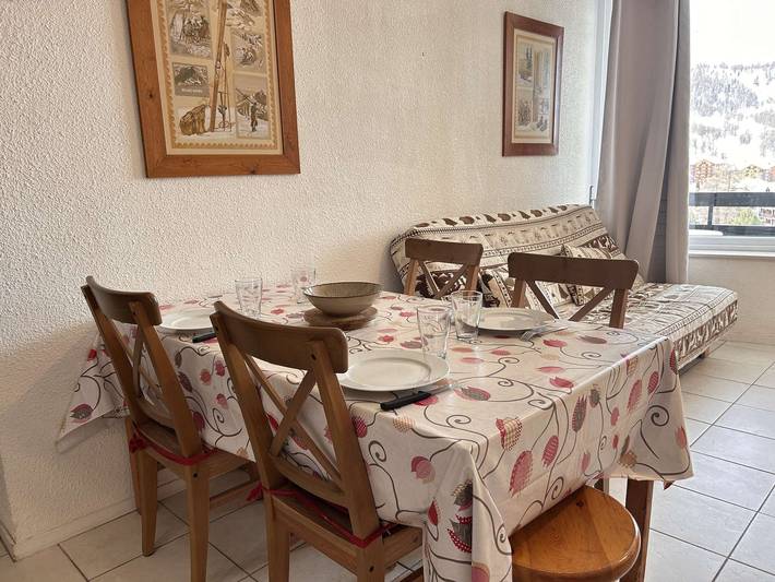 Gîte pour 6 personnes, avec balcon, animaux acceptés dans Station de Risoul - 3