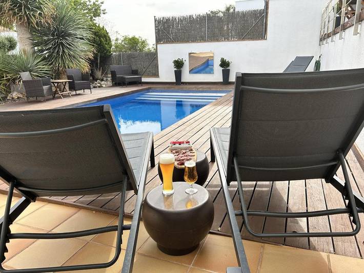 Casa rural para 10 personas, con jardín y piscina en Bajo Penedés - 4