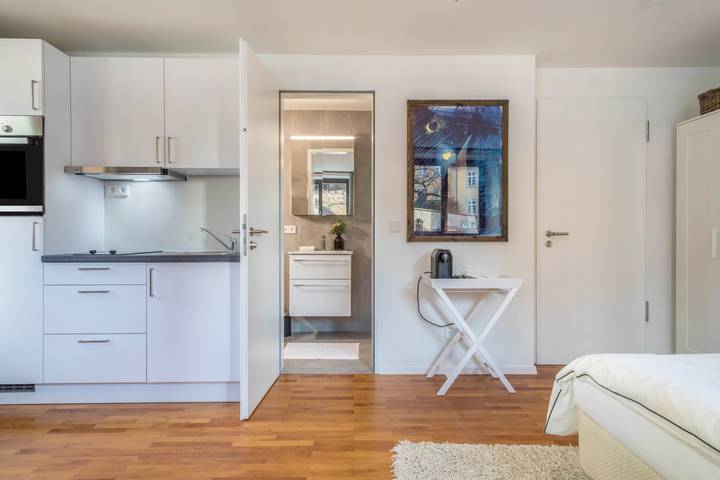 Appartement entier, Appartement moderne d'une pièce n° 11 en plein centre-ville avec Wi-Fi in Wangen, Region Bodensee-Oberschwaben