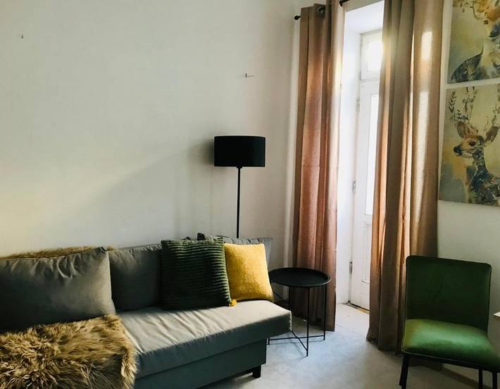 Ferienhaus für 4 Personen, mit Terrasse und Garten sowie Ausblick