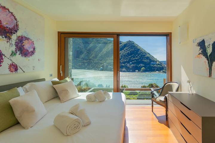 Ferienhaus für 8 Personen, mit Garten und Ausblick sowie Seeblick und Sauna, mit Haustier in Como - 3