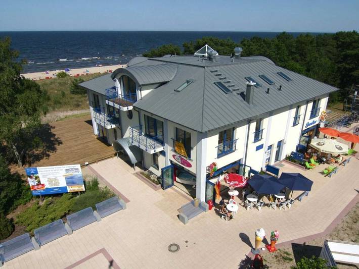 Ferienwohnung für 5 Personen, mit Balkon und Seeblick, mit Haustier in Trassenheide