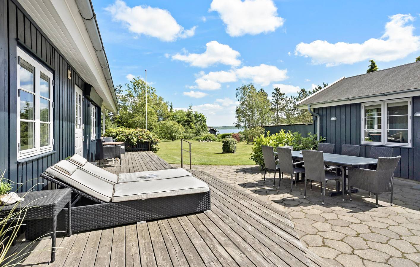 Vakantiehuis voor 8 personen met terras in Strandet, Limfjord in West-Jutland