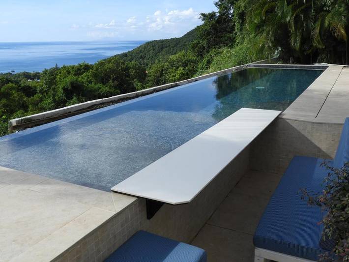 Villa pour 8 personnes, avec terrasse et vue ainsi que jardin et piscine à Deshaies - 2