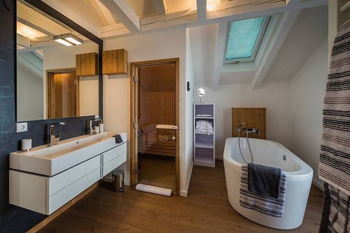 Hütte für 2 Personen, mit Sauna und Balkon, mit Haustier am Tegernsee - 4