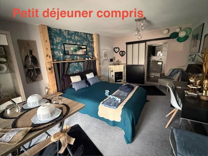 Chambre d’hôte pour 2 personnes, avec terrasse