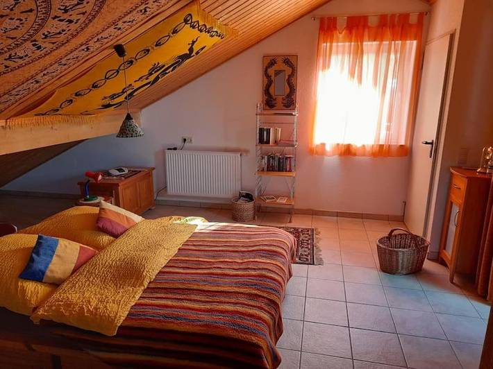 Ferienwohnung für 3 Personen, mit Terrasse und Garten sowie Ausblick in Grasellenbach